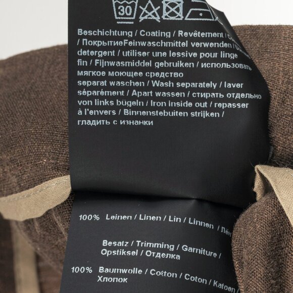 Annette Gortz SS/16 Posh Brown Linen Cropped Pants - Picture 11 of 11